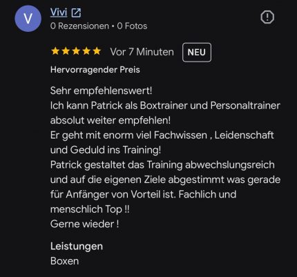 Google Bewertung