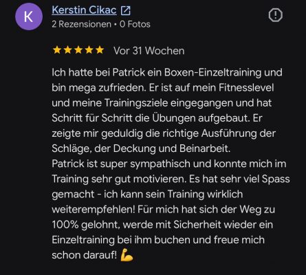 Google Bewertung
