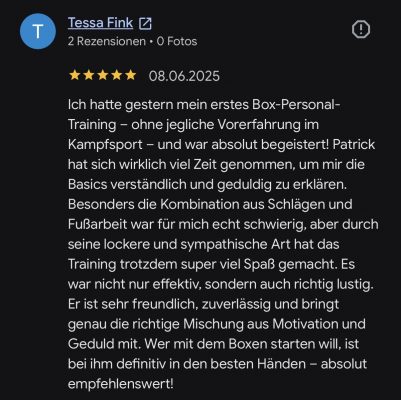 Google Bewertung